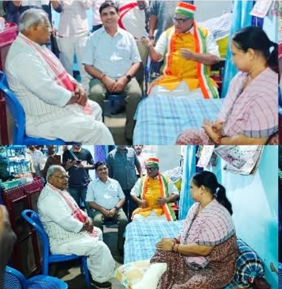 पूर्व मुख्यमंत्री जीतन राम मांझी ने वरिष्ठ पत्रकार संतोष श्रीवास्तव के घर पहुंचकर ली पत्नी का हालचाल, कहा- पत्रकार समाज के सच्चे प्रहरी